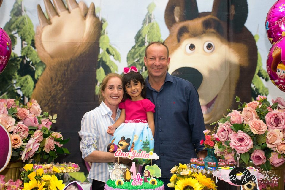 Aniversário Ana Julia 4 anos