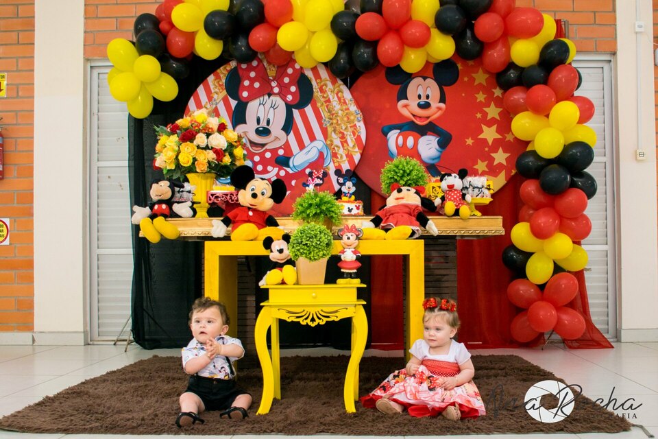 Aniversário Elisa e Davi ♥ 01 aninho