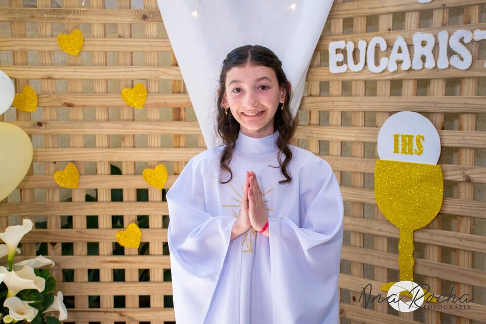 Primeira Comunhão Linha Pacheco - Maria Gabrielly