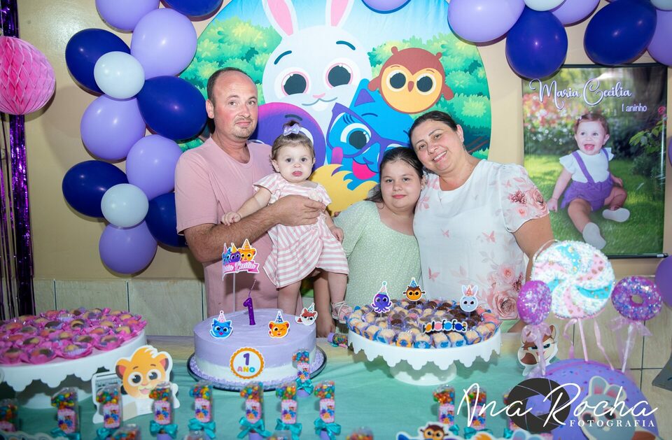 Aniversário 01 ano ♥ Maria Cecilia