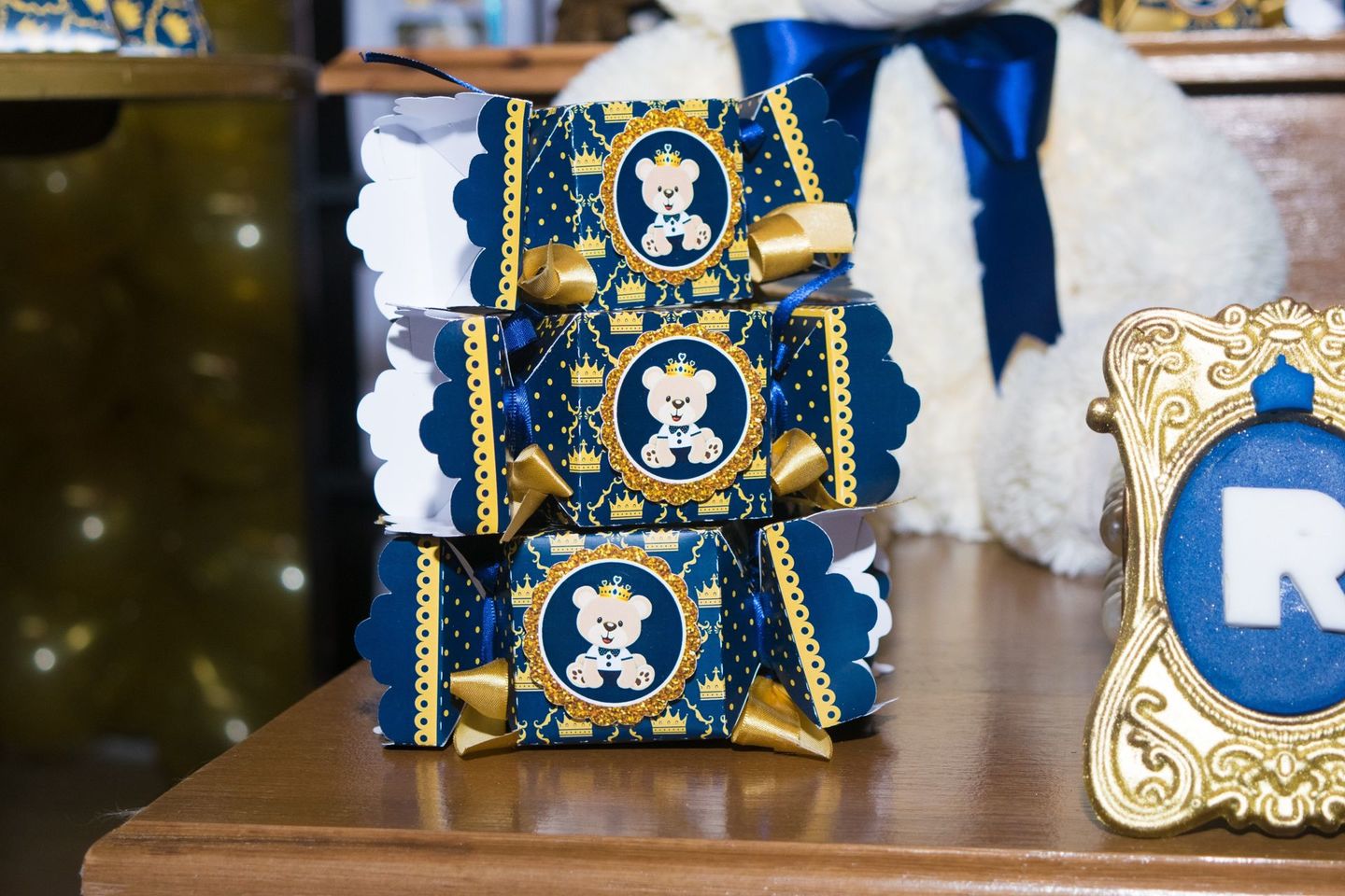 Urso Príncipe - Lembrancinhas e Convite