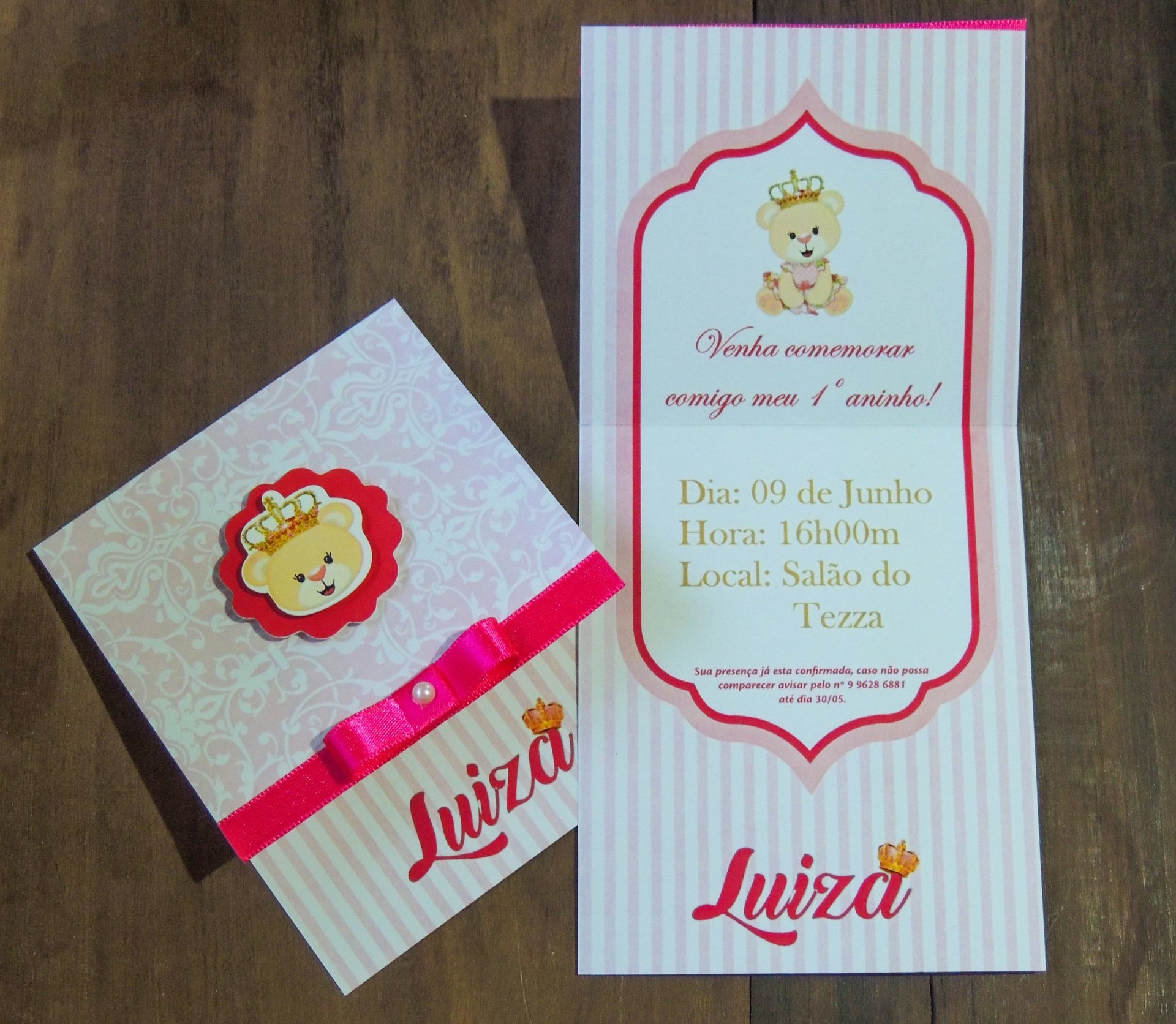 Foto Ursa Princesa - Convite e Lembrancinhas - Imagem 0