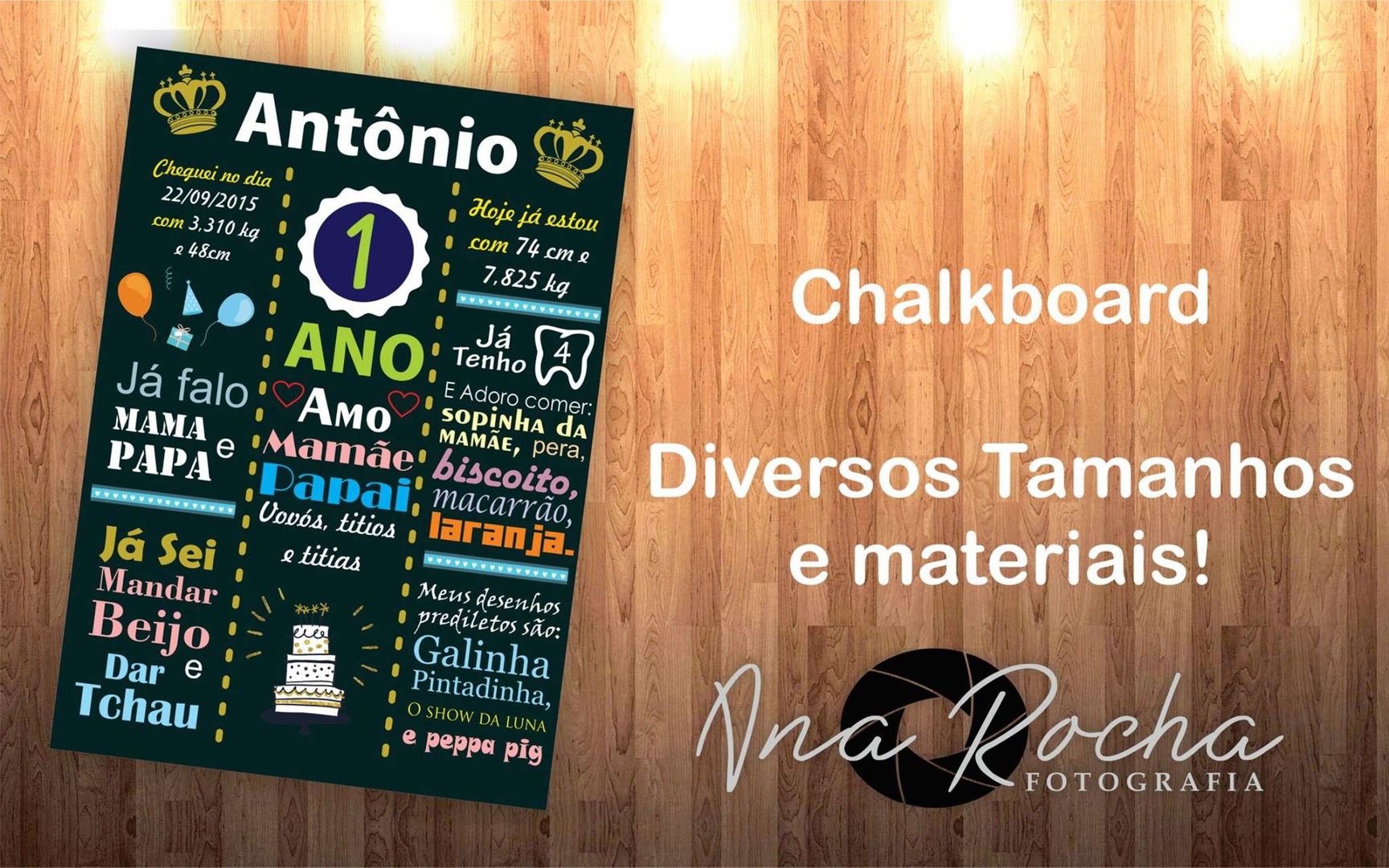 Foto Chalkboard Foto Chalkboard - Imagem 1