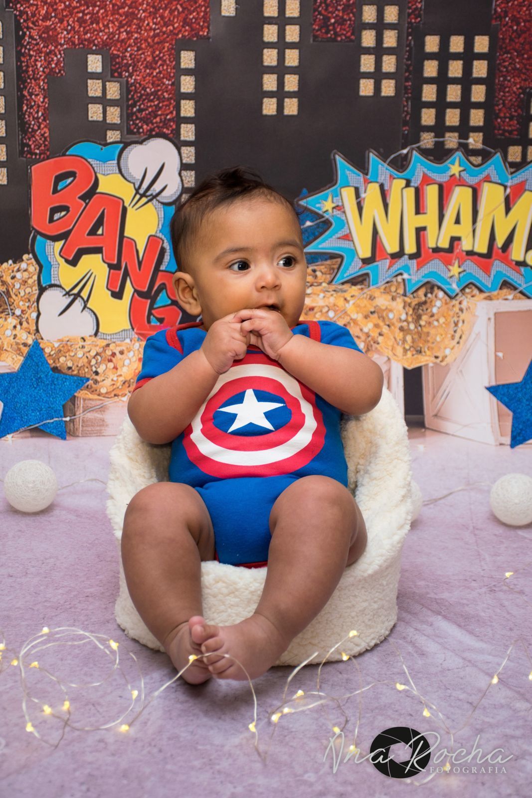 Foto Lucca 4 meses ♥ Super Heróis Foto Lucca 4 meses ♥ Super Heróis - Imagem 2